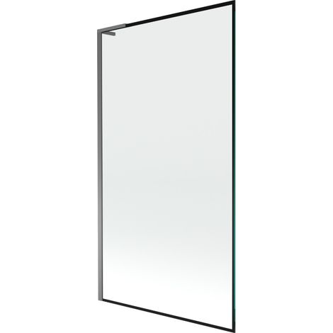 Mexen Next L paroi de baignoire pivotante 1 volet 100 x 150 cm, motif noir, gun metal - 895-100-000-03-70-95 (1/5)