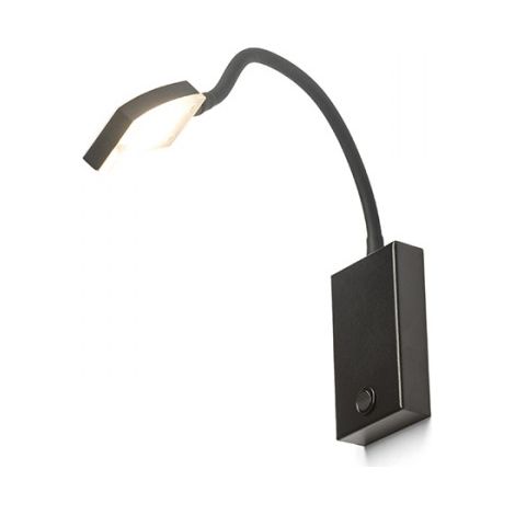 Lampada applique FRISCO W da parete nero  230V LED 4.2W 120°  3000K