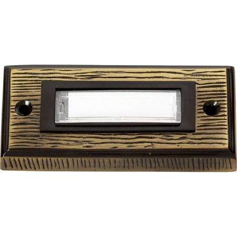 Heidemann 70301 Pulsantiera per campanello con targhetta 1 parte Bronzo 24 V/1 A (1/3)