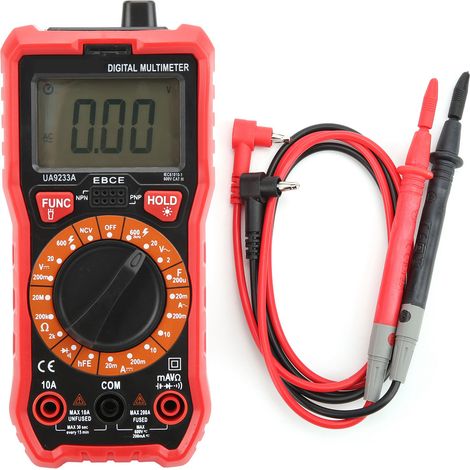 UA9233A Tragbares Digitalmultimeter für Elektriker – Misst Spannung, Stromstärke, Kapazität