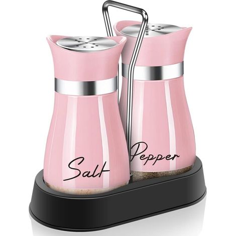 Ensemble de pots à épices roses avec support.130Millilitres, décoration et accessoires de cuisine, ameublement (1/5)
