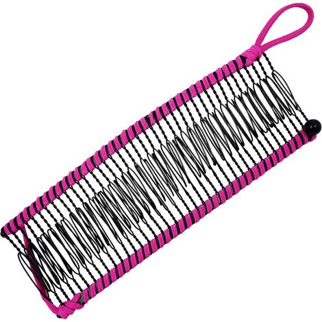 Pinza para el cabello tipo banana extensible, peine doble, accesorio para cabello grueso y elástico, 40 dientes, pinza rosa para el cabello para mujer