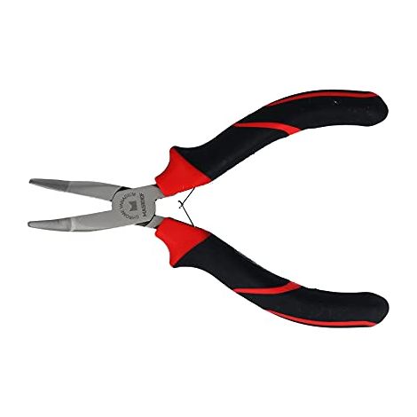 Pinza per elettronica becchi semitondi curvi (1/4)