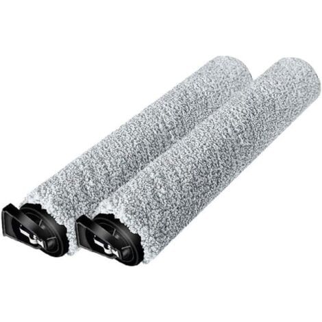 2 Pièces Remplacement pour Eureka FC9 Brosse Principale Machine À Laver Robot Aspirateur Têtes Brosse Résistantes À l'usure Accessoire pour Aspirateur Couvercle D'extrémité du (1/5)