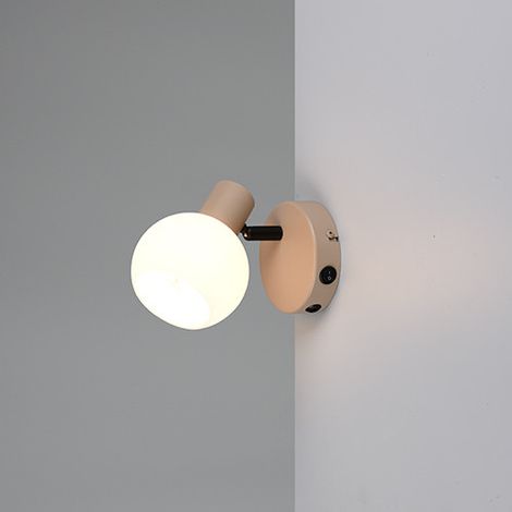 Reality Wandlampe Boba warm beige E14 Deckenlampen