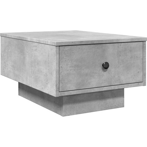 Maison Exclusive - Couchtisch Betongrau 60x45x31 cm Holzwerkstoff