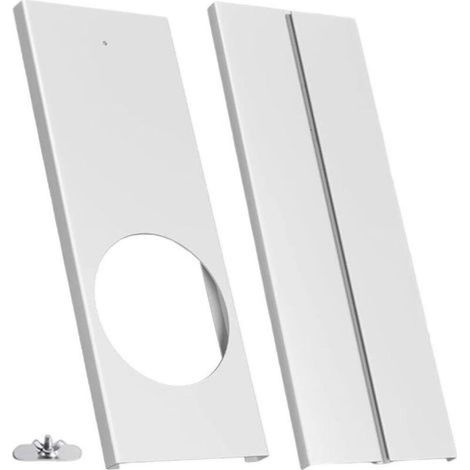 Kit de fenêtre climatiseur mobile – Panneaux d'étanchéité PVC 43x16cm – Installation facile pour fenêtres jusqu'à 70cm – Calfeutrage efficace