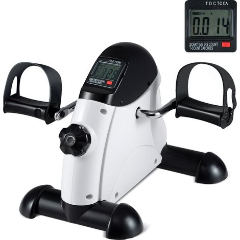Mini-Heimtrainer mit LCD-Display für Arm- und Beintraining