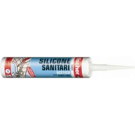 SILICONE SANITARIO ACETICO RESISTENTE ALLA MUFFA Bianco