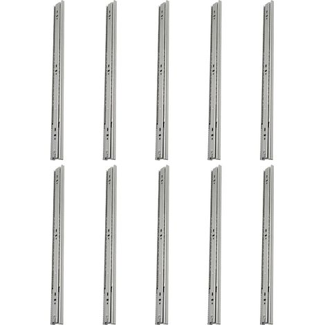 Wolketon 1-10 coppie Guide per cassetti. Guide per cassetti con cuscinetti a sfera Chiusura dolce e silenziosa. 35kg/45kg 650mm