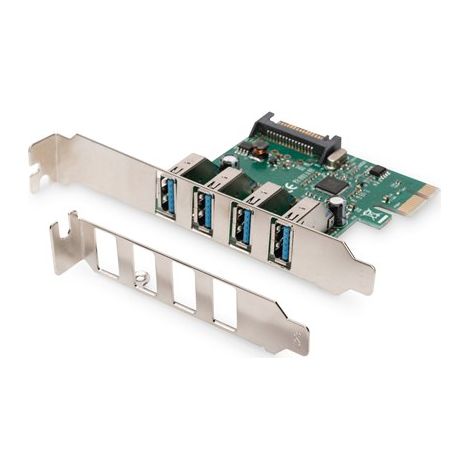 Digitus USB-Adapter USB USB 2.0 SuperSpeed USB 3.0 PCI Express 2.0 x1 (1/3)