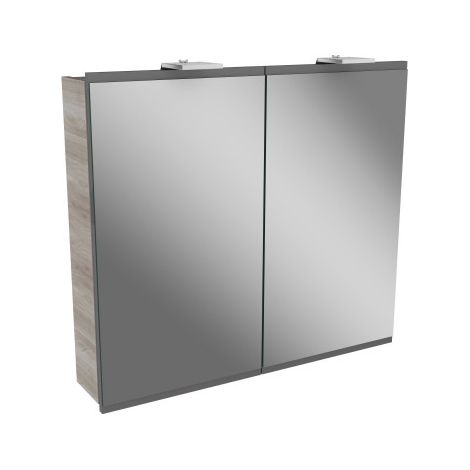SpSchr LI 80x73x15,5 StEs/BaGr,2T,LED (1/3)