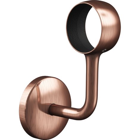 Rothley Antique Copper Stair Handrail Wall Bracket (1/4)