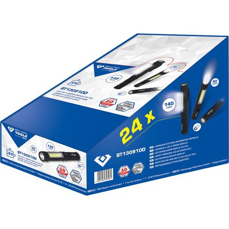 BRILLIANT TOOLS 2 en 1 COB-Linternas-Display 24 pzs. - BT130910D (1/4)