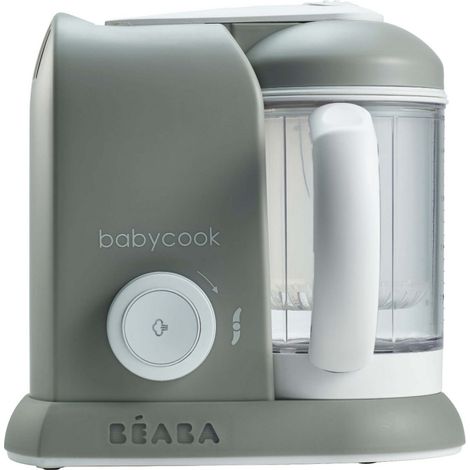 BEABA, Babycook Solo, Robot bebe 4 en 1, Cuiseur, Mixeur - Gris (1/5)