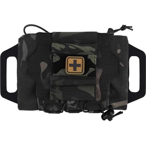 Déploiement Kit en Plein Air Pull Kit en Plein Air Chasse Camping d'urgence Kit de Survie Camouflage Foncé (1/5)
