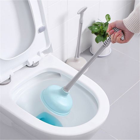 Plongeur - Tête En Caoutchouc Naturel - Pour Toilettes Douche Et Éviers - Support Ventilé Inclus - Longueur 49,5 Cm - 1 Pièce (1/5)
