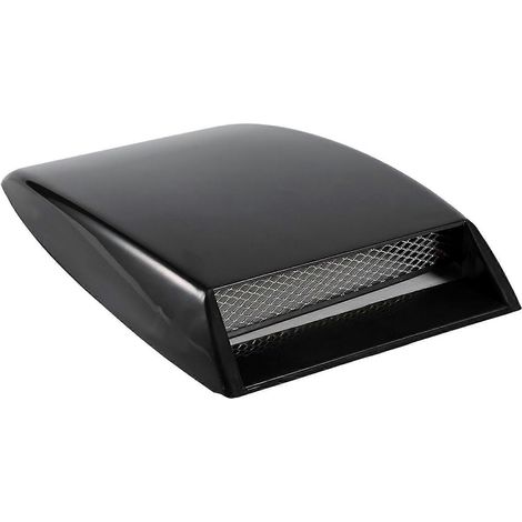 Cache d'aération universel pour capot de voiture - Noir (1/4)