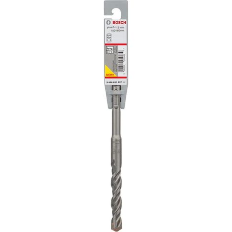 Bosch 2608831037-Punta da trapano SDS-Plus, 3 per trapano, 13 x 100 x 160 mm