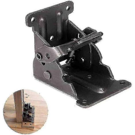 Support d'extension de table pliable avec pieds et charnières pliables autobloquants de 0 à 90 degrés (1 pièce) (1/5)