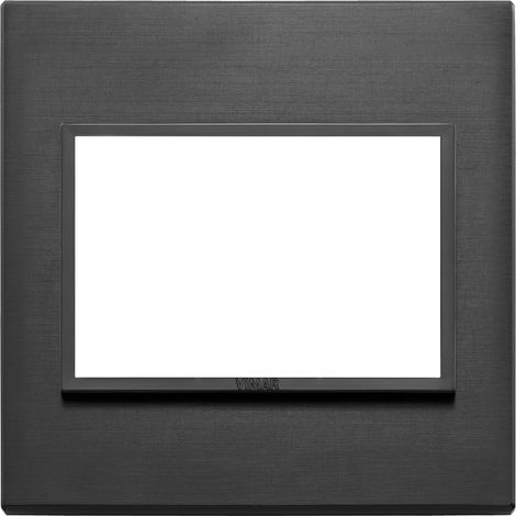 VIMAR - 21648.18 Placca 3M BS nero totale