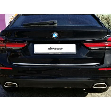 BMW Serie 5 G31 Estate Touring - embellecedor cromado para el portón trasero (1/5)