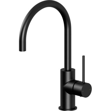 Trade Shop - Mezclador Fregadero Barril High Black Esy69147 Grifos De Cocina Fregadero -