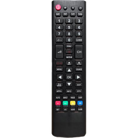 Télécommande universelle de remplacement pour téléviseurs LED/LCD multimarques avec boutons de plateforme réseau (1/5)