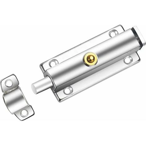 Accessoire pour abri de jardin Serrure de sécurité loquet de porte loquet de sécurité de porte1 pièces (argent) (1/5)