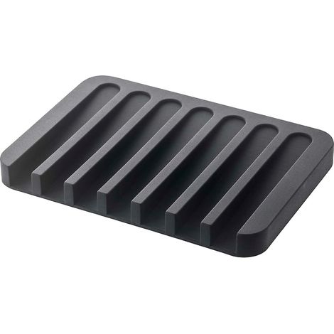 Porte-savon, porte-savon en silicone flexible pour la salle de bain, organisateur de tampons de savon, porte-sabonier d’eau, boîte à savon en silicone antidérapante, économiseur de savon