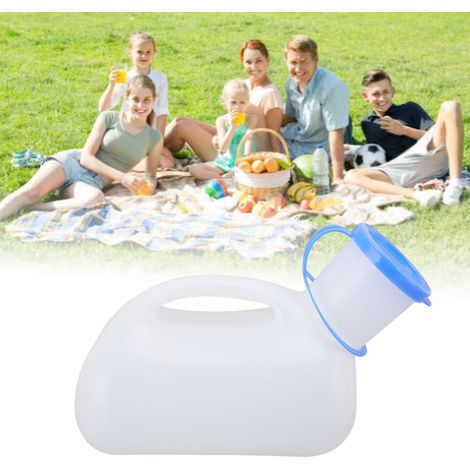 Tragbarer, leichter, wasserdichter Unisex-Urinalbehälter für lange Reisen mit 2 Zubehörteilen (1/5)