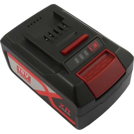 Batterie Outil - AVIZAR - PXBP-300/PXBP-600 - 18V - 4000mAh - Li-ion - Noir/Rouge (1/5)