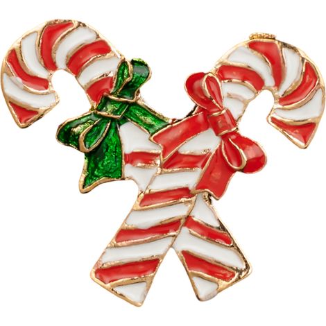 Pendaglio con bastoncini di zucchero per albero di Natale da 4.5 cm (1/2)