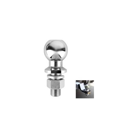 50 mm Boule d'attelage de remorque 3,5 t Vis droite Diamètre : 25 mm Pour rail d'attelage jusqu'à 3,5 tonnes (1/5)