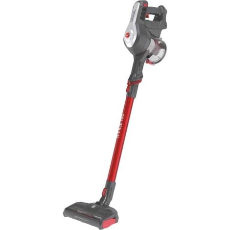 Hoover HF122GPT Kabelloser Staubsauger grau rot 22V