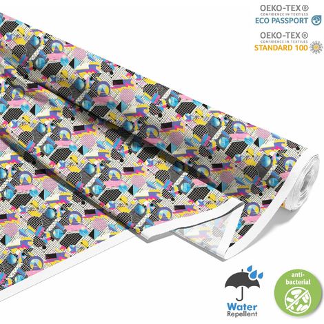 Outdoor Dekostoffe Oxford - Motiv Geometrisch I DX3422 (1/5)