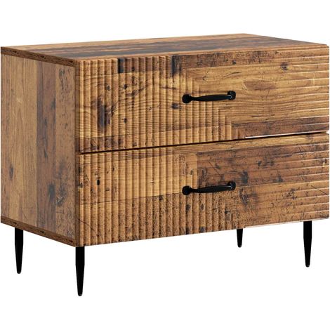 Nachttisch Altholz 62 x 34,5 x 47,5 cm Holzwerkstoff vidaXL
