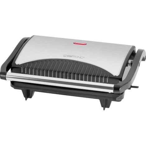 Clatronic MG 3519 Elektro Kontaktgrill   Schwarz, Edelstahl (1/5)