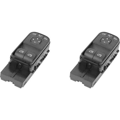 Aplicable a dos interruptores principales (A9079059002) para los modelos Mercedes-Benz Sprinter 3500 XD de 2018-2021, incluidos los interruptores maestros de las puertas y las ventanas/espejos retrovi