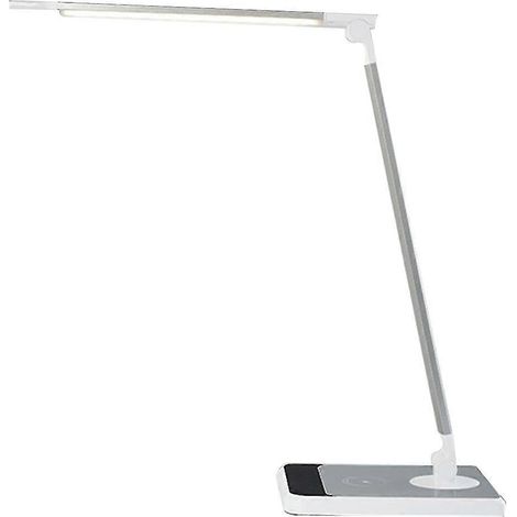 LED-Schreibtischlampe, 72 Glühbirnen, 3 Farben, Handfeger, kabelloses Aufladen, Touch-Rotation, Augenschutz mit Timer (1/5)