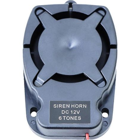 Alarme antivol 12V à décibels élevés, sortie 110dB, boîtier en métal ABS, conception facile à installer, convient aux voitures et aux motos, plusieurs couleurs disponibles. (1/5)