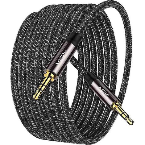 Câble audio mâle-mâle, rallonge pour casque audio 2 m (1/5)