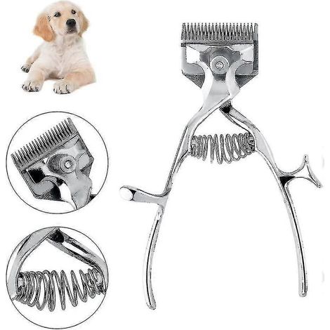 Ciseaux de toilettage pour animaux de compagnie, tondeuses pour chats et chiens, tondeuse manuelle, rasoir, ciseaux de toilettage, tondeuse pour animaux de compagnie et chevaux (1/4)