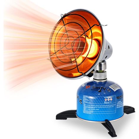 Gas Heater, Portable Gas Heater, Outdoor Heating Pole, Mini Portable Camping Heater for Outdoor Tent, Hiking, Picnic, Travel (1/5)