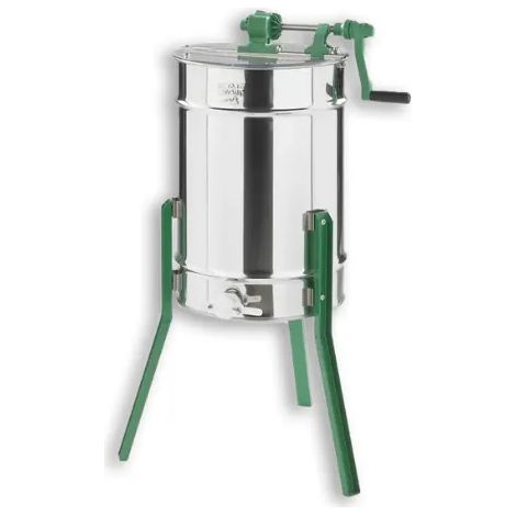 Smielatore mini tangenziale 2+4 telaini inox con rubinetto Ø40 mm 25 kg - Con gambe