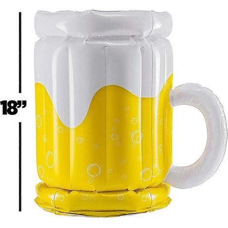 Glacière gonflable en PVC pour chopes à bière - Accessoires pour les fêtes d'été à la plage ou à la maison (1/4)