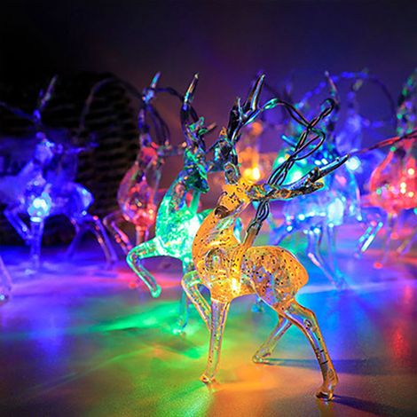 Lampe De Noël - Guirlande Lumineuse À Led Pour Extérieur - Décoration Hivernale Pour Jardin Et Façade - 1 Pièce