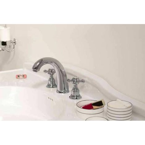 Mélangeur lavabo 3 trous RETRO PARIGI - CRISTINA ONDYNA PG11351 (1/2)
