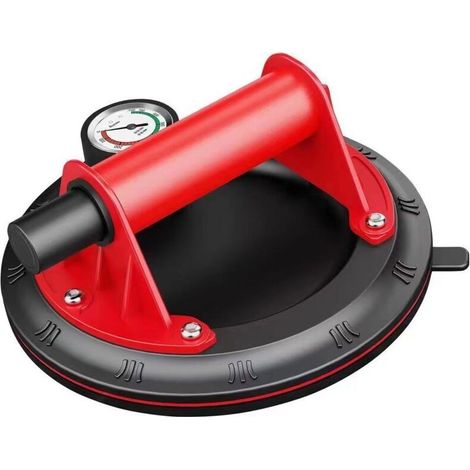 Ventouse carrelage professionnelle, capacité de charge 100 kg, ventouse vitrier pour transport et déménagement de vitre, verre, baie vitrée et sols Crezuo (1/4)