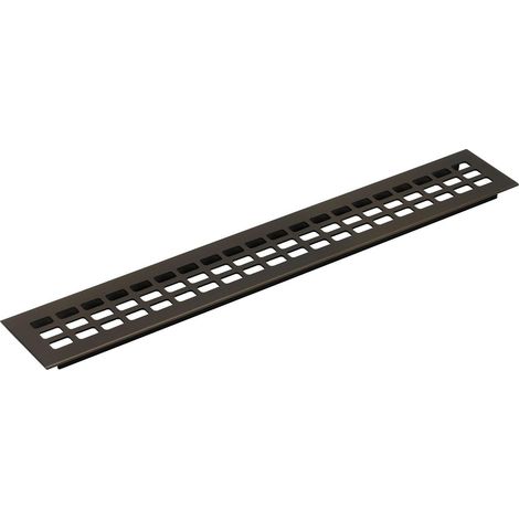 Grille de ventilation solido 800x80 mm aluminium anodisé